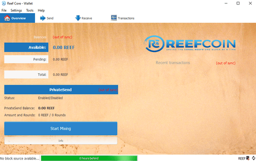 Reefcoin plånbok